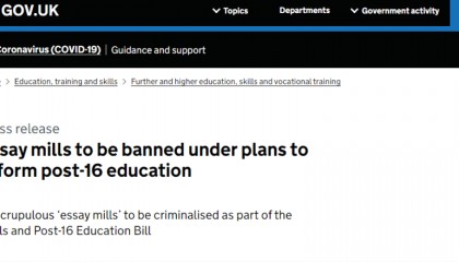 资讯 | 英国加大打击代写力度!跨境考试被禁止,留学生该怎么办?