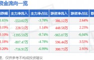 股票行情快报:天音控股(000829)8月8日主力资金净卖出553.02万元