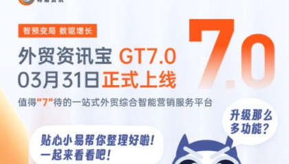 特易资讯发布外贸资讯宝GT7.0,开启外贸数据服务智能化新时代