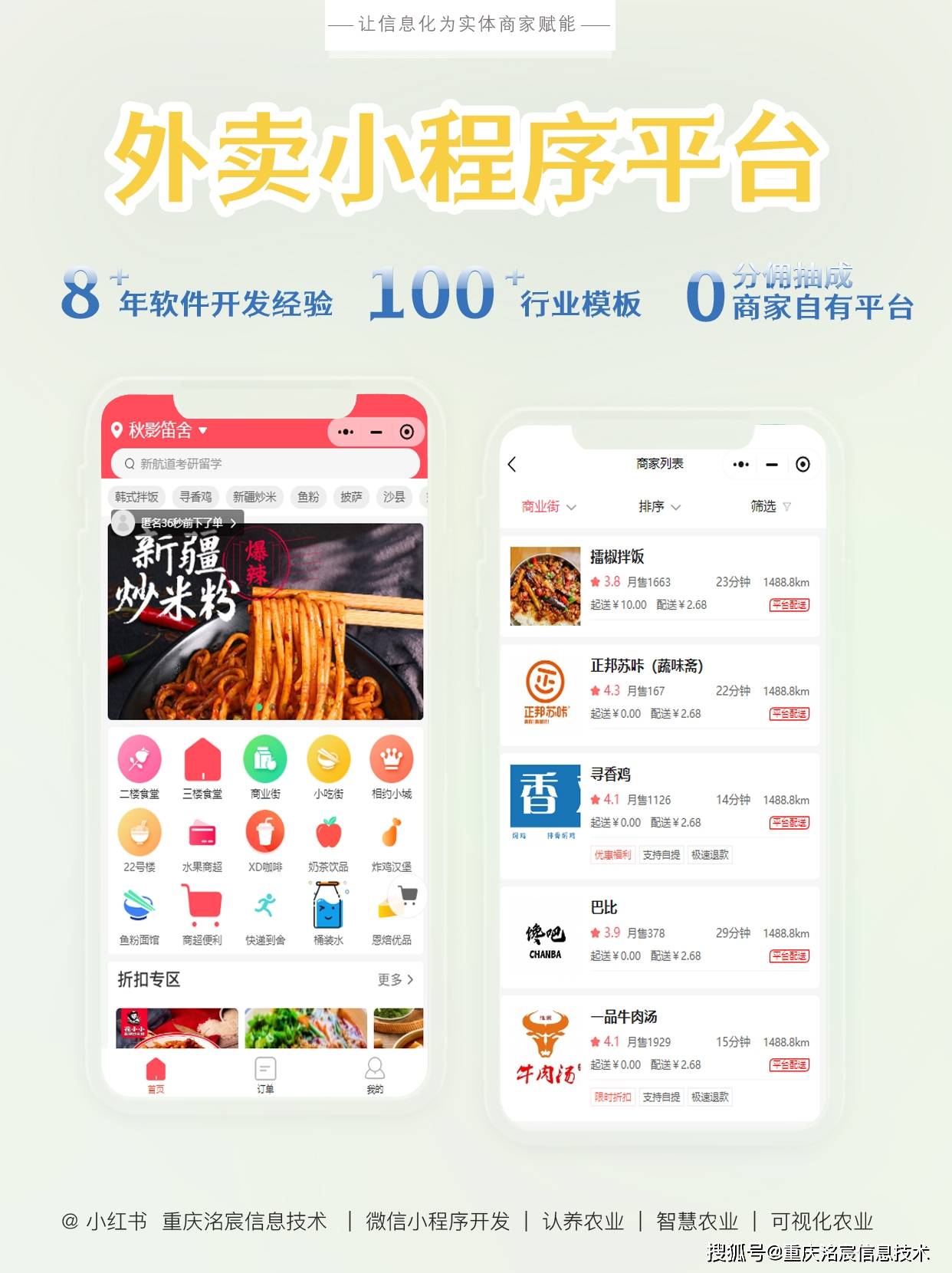 洺宸信息技术资讯：做好了外卖小程序平台之后 怎么写好推广文案