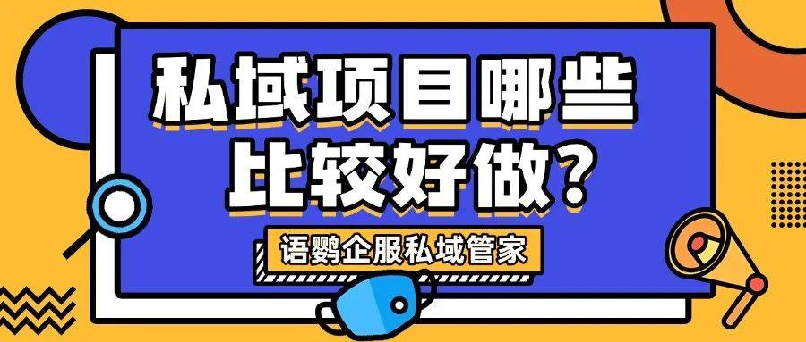 私域项目是什么意思?私域项目哪些比较好做?